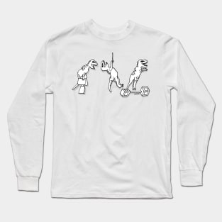 Ninja Warrior Rex Long Sleeve T-Shirt